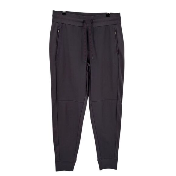 Athleta Headlands Hybrid Trek Mid Rise Jogger Pants Gray Zip Pockets Size 6 - Picture 1 of 7